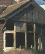 The house after the fire