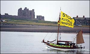 Flotilla of protesters was small