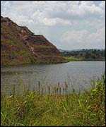 A lake in the Serra Pelada region
