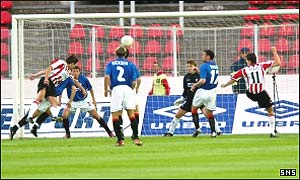 Rangers put up a poor performance in Prague