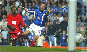 Matthew Taylor was on target for Portsmouth