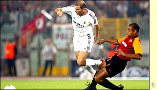 Zidane orchestrated Real's best moves from the centre of midfield