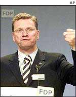 Guido Westerwelle of the FDP