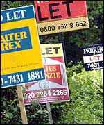 Estate agents' boards