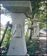 Statue of kamikaze pilot in Chiran, Japan