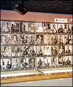 Photographs of the dead pilots line the walls of the museum