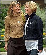 Actresses Jemma Redgrave (left) and Susannah Harker 
