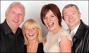 Pete Waterman, Geri Halliwell, Davina McCall and Lou Walsh