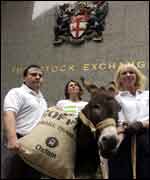 Oxfam demo in City of London