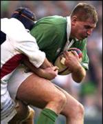 Seats have been taken out of charter flight to allow more room for Ireland second row Gary Longwell