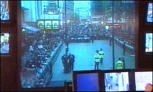 Leicester Square captured on CCTV