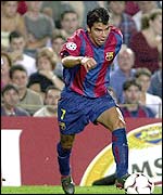 Barcelona striker Javier Saviola