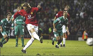 Forlan finally strikes from the penalty spot