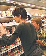 Sainsbury's shoppers