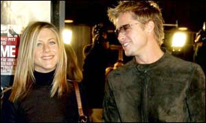 Jennifer Aniston and Brad Pitt