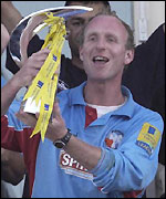 Fleming lifts the National League trophy