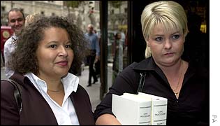 Lorraine Hadley (left) and Natallie Evans