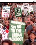 1998 countryside march in London