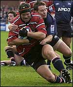 Gloucester flanker Jake Boer
