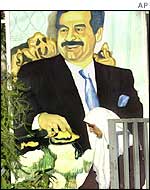 Poster of Saddam Hussein