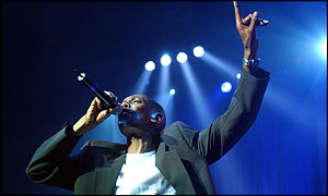 Faithless front man Maxi Jazz 