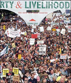 Hundreds of thousands of protesters flooded past the official count