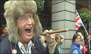 Racing pundit John McCririck