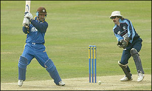 Graham Thorpe and Jack Russell