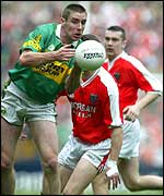 Kerry defender Tomas O'Se in action at Croke Park