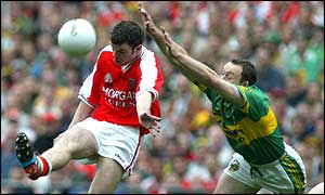 Armagh forward Ronan Clarke who scored three points in the final