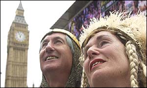 Margaret and Peter Armstrong from Newmarket in Suffolk 