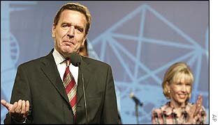 Gerhard Schroeder and wife Doris