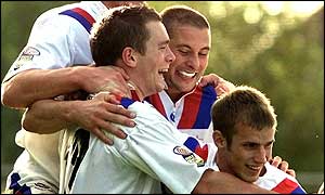 Wakefield players delight at beating the drop