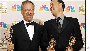 Steven Spielberg and Tom Hanks