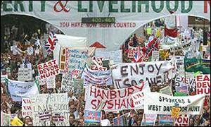 The march for Liberty and Livelihood in London