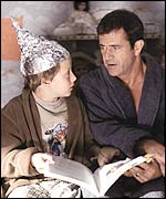 Mel Gibson in the film, Signs