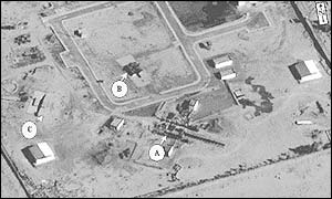 Satellite image shows a new engine test stand being constructed 