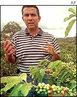 Coffee inspector in Costa Rica