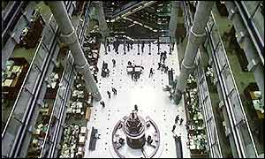Lloyd's of London building interior