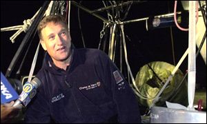 David Hempleman-Adams before take-off