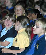 Pupils in audience