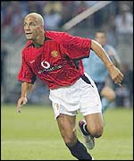 Manchester United defender Rio Ferdinand