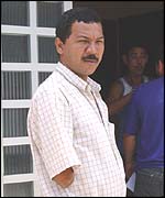 Football goal keeper Jos� Carlos Ferreira