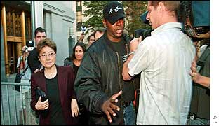 Yoko Ono outside court in New York