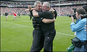 The final whistle sparked scenes of celebration at Croke Park