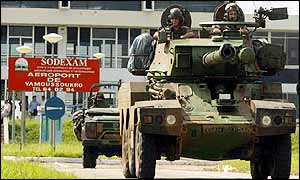 French troops in Ivory Coast