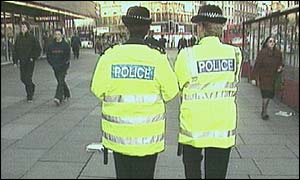 Police officers on the beat