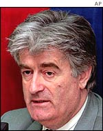 Radovan Karadzic, pictured in 1996