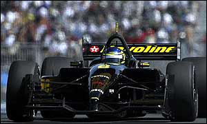 Cristiano da Matta at the wheel of his Newman-Haas Lola-Toyota