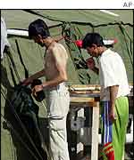 Detainees on the Pacific island of Nauru